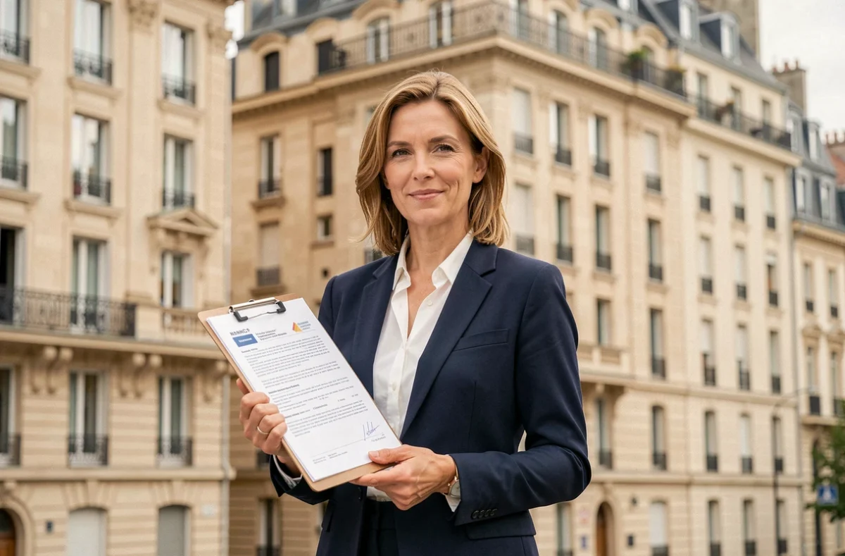Gestionnaire de copropriété Foncia LCA devant un immeuble résidentiel à Nancy